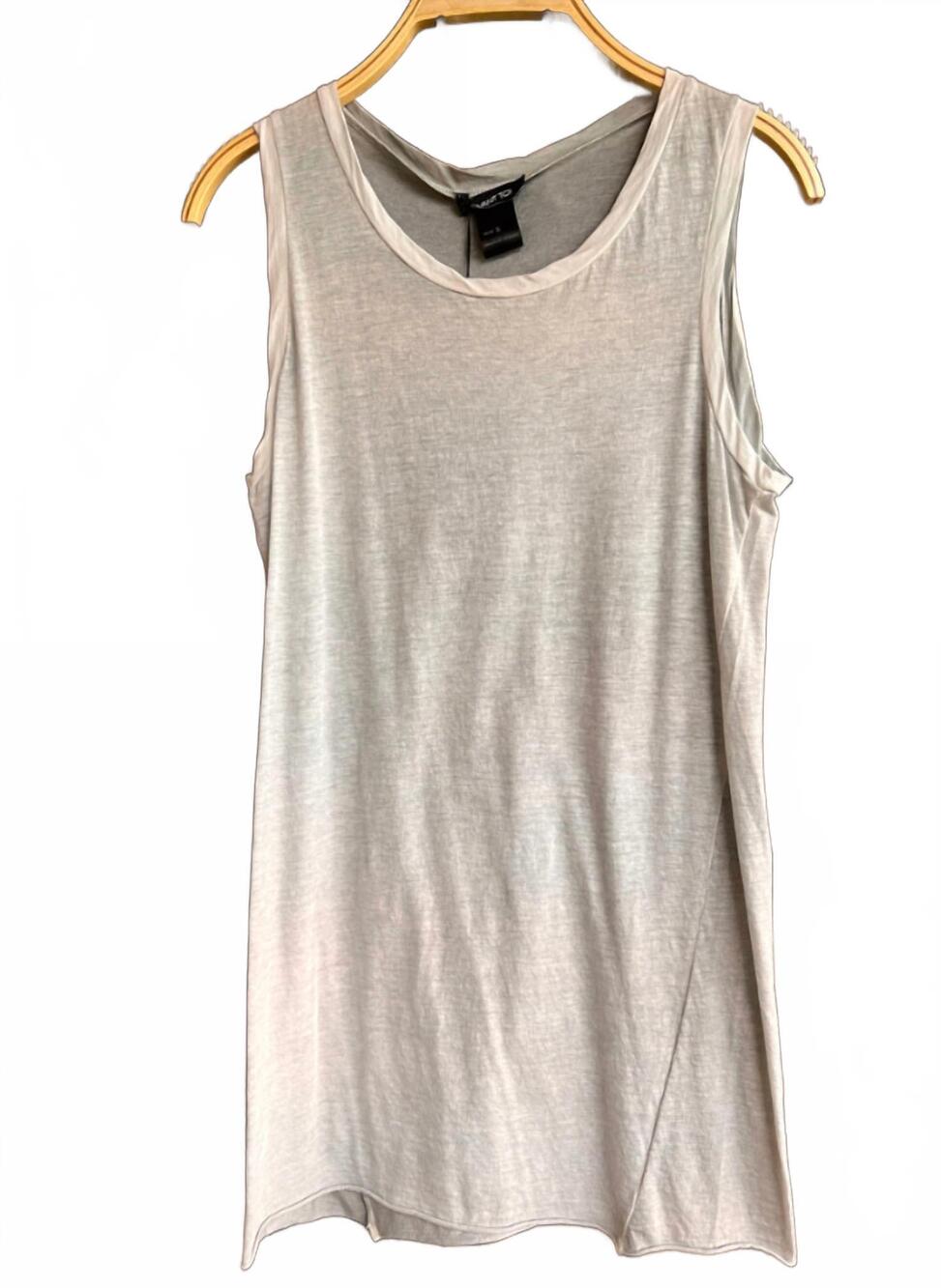NEW AVANT TOI women's hand painted cotton tank top in water
